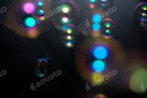 Preview: Abstract Photo Of Bubbles On A Black Background