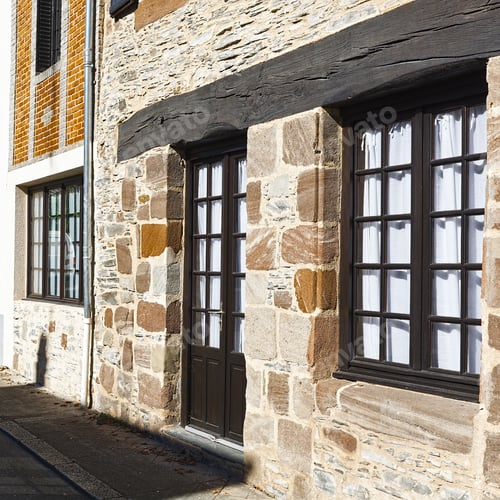 Preview: Narrow Street In A Small Medieval French City