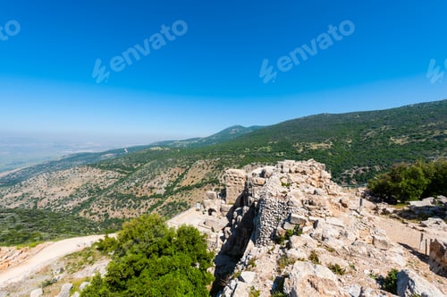 Preview: Remnants Of Castle On The Golan Heights Near The Israeli Border With Syria. The Nimrod Fortress