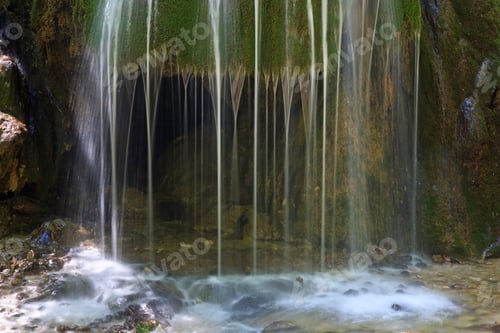 Preview: Waterfall "Sribni Struji" (Silvery Filaments). Crimea, Ukraine. Long Term Exposure.