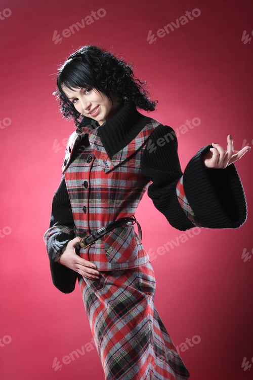 Preview: Active, Beautiful Girl In The Studio Shooting