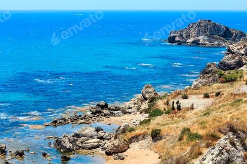 Preview: Paradise Sea Beach Cala Paradiso Near Rocca Di San Nicola, Agrigento, Sicily, Italy
