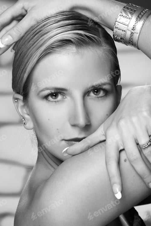 Preview: Portrait Of Beautiful Girl With Sexy Lips