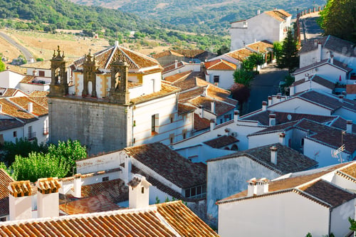 Preview: Bird'S Eye View On The Red Tiles Of The Spanish Town