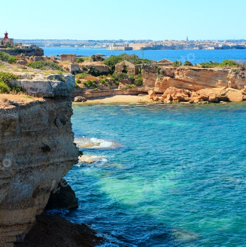 Preview: Spiaggia Massolivieri Beach Summer Sea Landscape (Siracusa, Sicily, Italy)