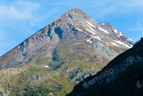 Preview: Tranquil Summer Alps Mountain (View From Grossglockner High Alpine Road)