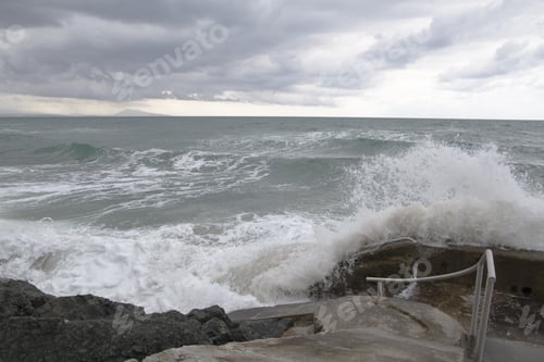 Preview: Basque Coast In Biarritz France Strong Waves