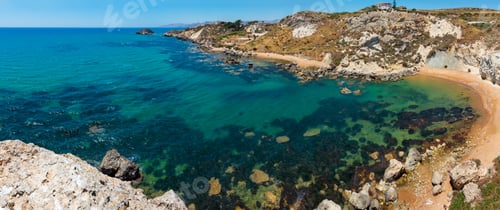 Preview: Paradise Sea Beach Cala Paradiso Near Rocca Di San Nicola, Agrigento, Sicily, Italy
