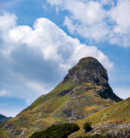 Preview: Picturesque Summer Mountain Landscape Of Durmitor National Park, Montenegro, Europe, Balkans