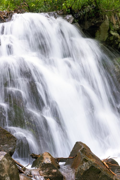 Preview: Summer Mountain Waterfall (Macro)