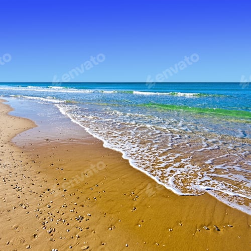 Preview: Beach Of Mediterranean Sea In Israel