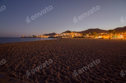 Preview: San Jose Village By Dusk In Cabo De Gata Almeria Spain