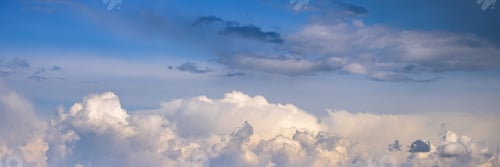 Preview: Clouds In The Overcast Sky View. Climate, Environment And Weather Concept Sky Background.
