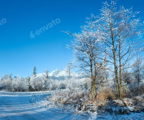 Preview: Winter Mountain Landscape. Western Tatras (Poland).