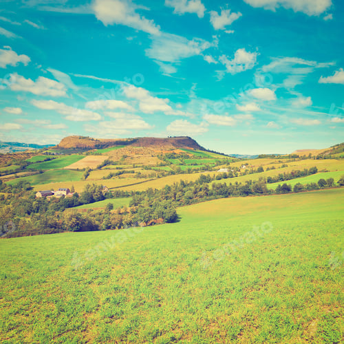 Preview: Small Village High Up In The French Alps, Instagram Effect
