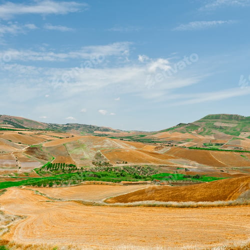 Preview: Stubble Fields On The Hills Of Sicily