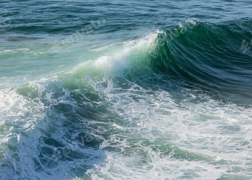 Preview: Sea Surf Wave. View From Beach.