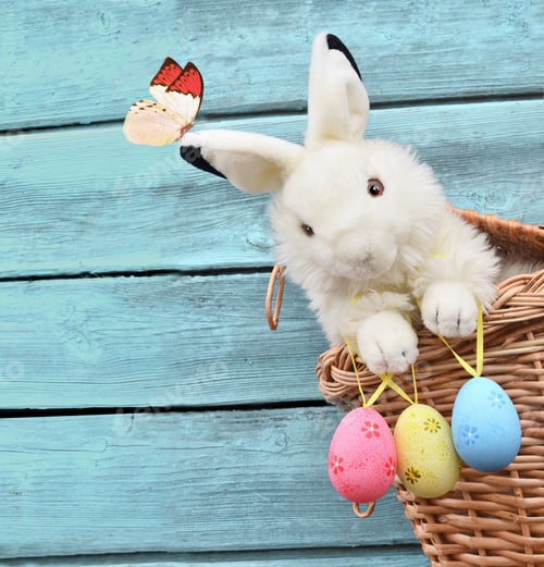 Preview: Easter Bunny And Easter Eggs