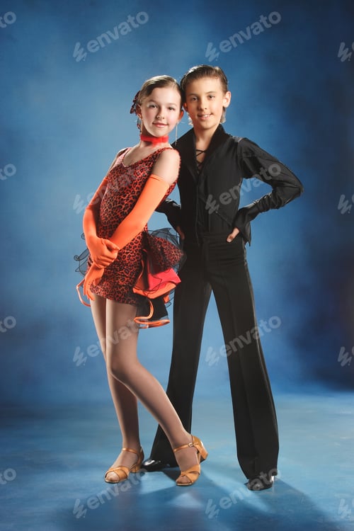 Preview: Beautiful Couple In The Active Ballroom Dance