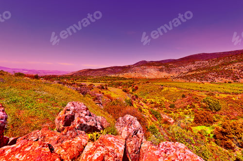 Preview: Golan Heights In The Spring At Sunset