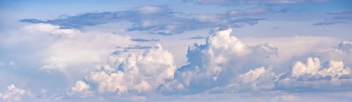 Preview: Clouds In The Overcast Sky View. Climate, Environment And Weather Concept Sky Background.