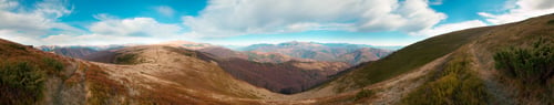 Preview: Carpathian Mountains (Ukraine) Landscape. Six Shots Composite Picture.