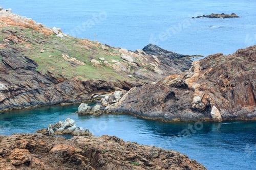 Preview: Mediterranean Rocky Coast Summer View From Creus Cape (Cap De Creus), Costa Brava, Catalonia, Spain.