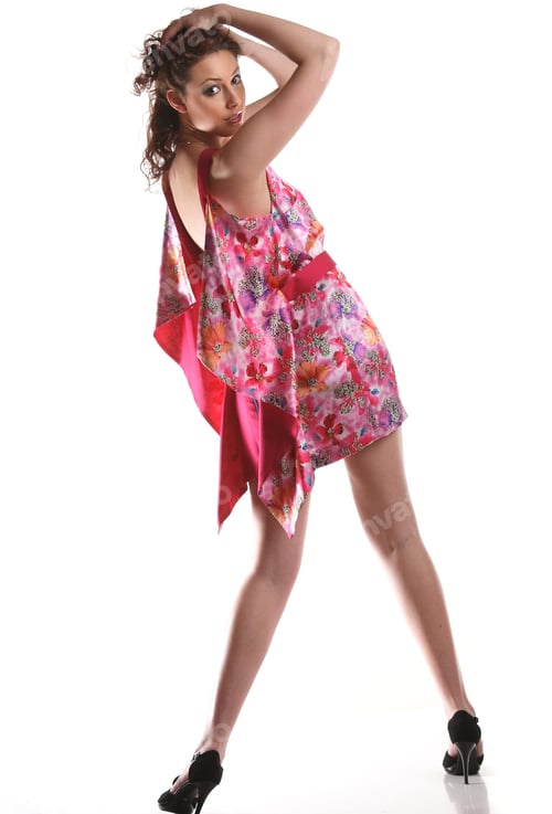 Preview: Beautiful Active Girl In Studio Shooting