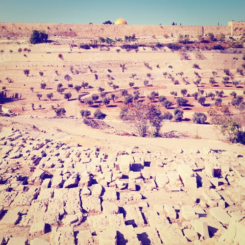 Preview: View Of The Old City Of Jerusalem, Instagram Effect