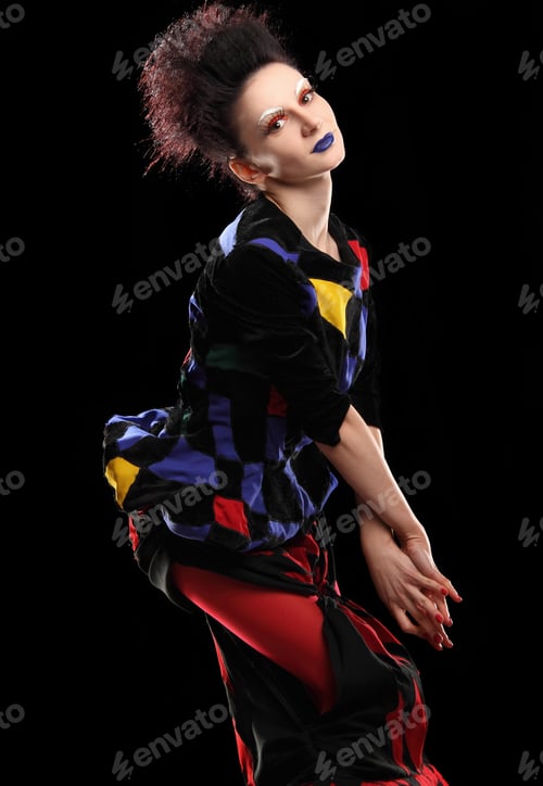 Preview: Model Photography Girls In Costumes Harlequin