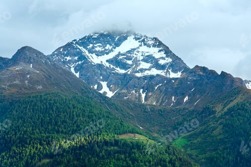 Preview: Summer Alps Mountains (Austria, View To Italian Dolomites)