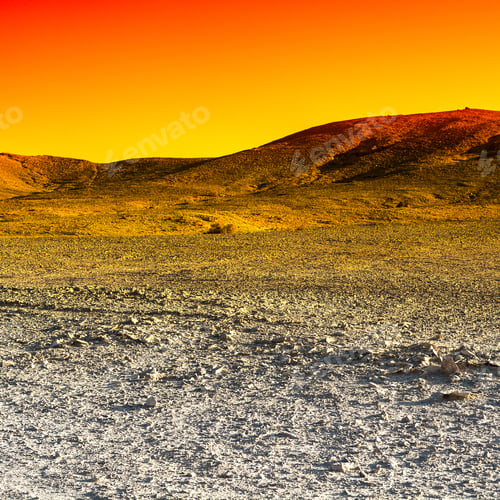 Preview: Colorful Rocky Hills Of The Negev Desert In Israel. Breathtaking Landscape And Nature Of The Middle