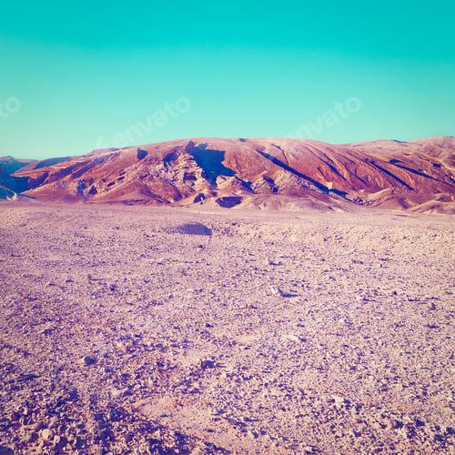 Preview: Rocky Hills Of The Negev Desert In Israel, Instagram Effect