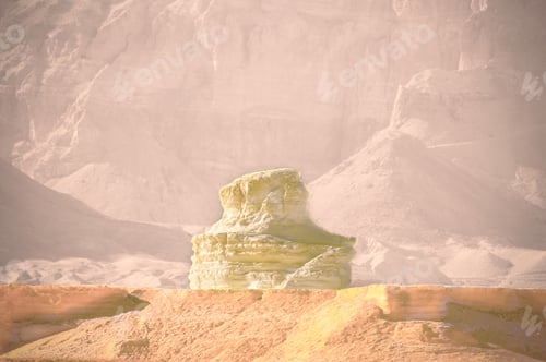 Preview: Rocky Hills Of The Negev Desert In Israel. Breathtaking Landscape Of The Rock Formations In The