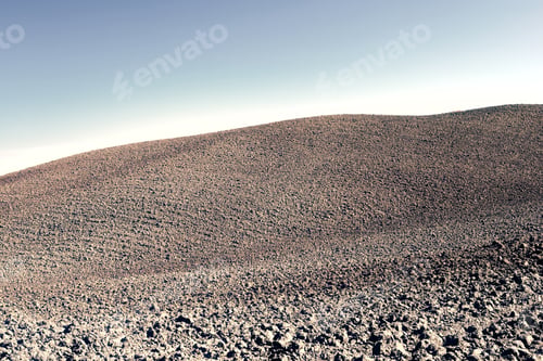 Preview: Plowed Sloping Hills Of Tuscany In The Autumn, Vintage Style Toned Picture