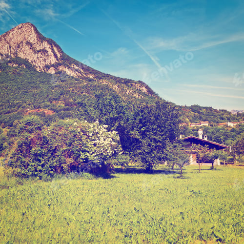 Preview: The Small Village High Up In The Italian Alps, Instagram Effect