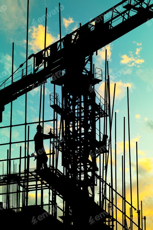 Preview: Construction Worker On Construction Site