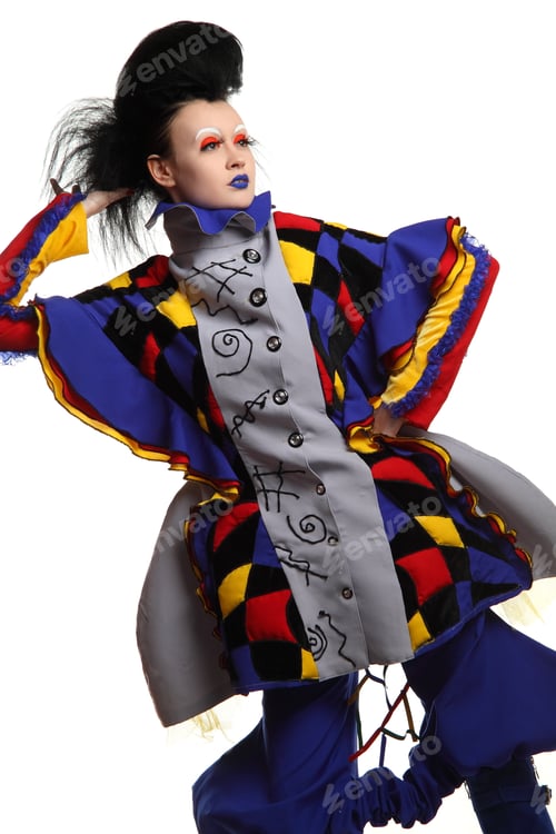 Preview: Model Photography Girls In Costumes Harlequin