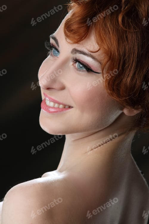 Preview: Beautiful Young Girl With Red Hair