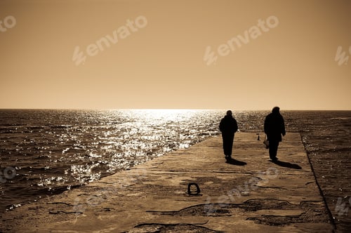 At Beach