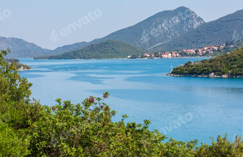 Preview: Hazy Summer Adriatic Sea With Islands On Hirizon, Croatia