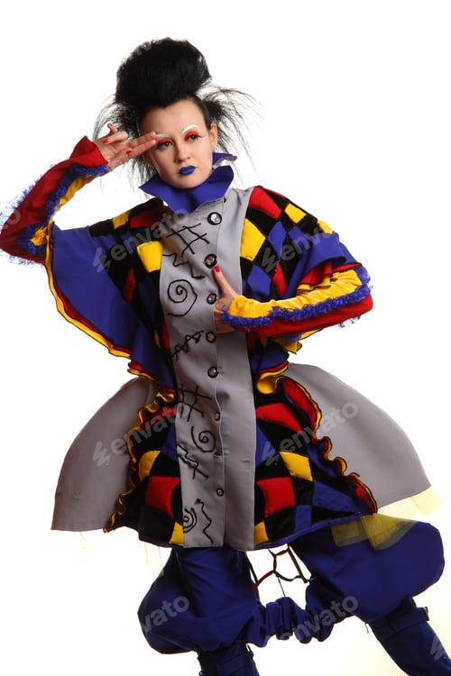 Preview: Model Photography Girls In Costumes Harlequin