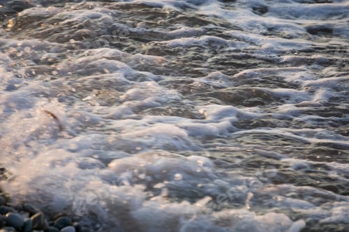 Preview: Beach Sunset Abstract Background Shoreline Denia Spain