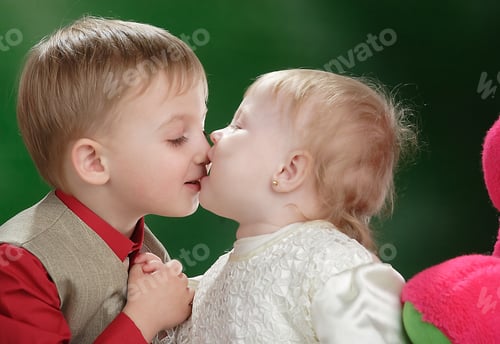 Preview: Studio Photography Of Two Small Children