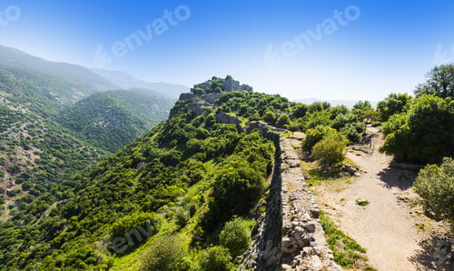 Preview: Remnants Of Castle On The Golan Heights Near The Israeli Border With Syria. The Nimrod Fortress