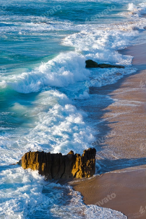 Preview: Rocky Coast Of Atlantic Ocean In Portugal