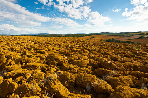 Preview: Plowed Sloping Hills Of Tuscany In The Autumn