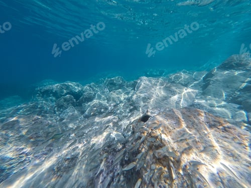 Preview: Underwater Image Moraira Beach Alicante Province Spain Mediterranean Sea