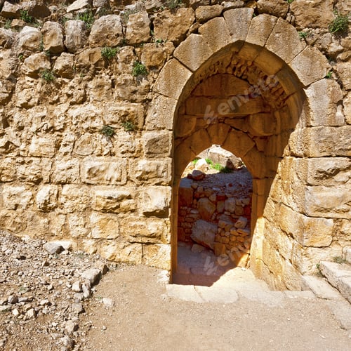 Preview: Remnants Of Crusader Castle In Israel. The Nimrod Fortress, National Park Of Israel Scenery On The