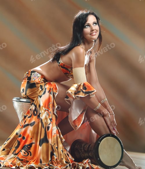 Preview: Arabic Dance Performed By A Beautiful Brunette